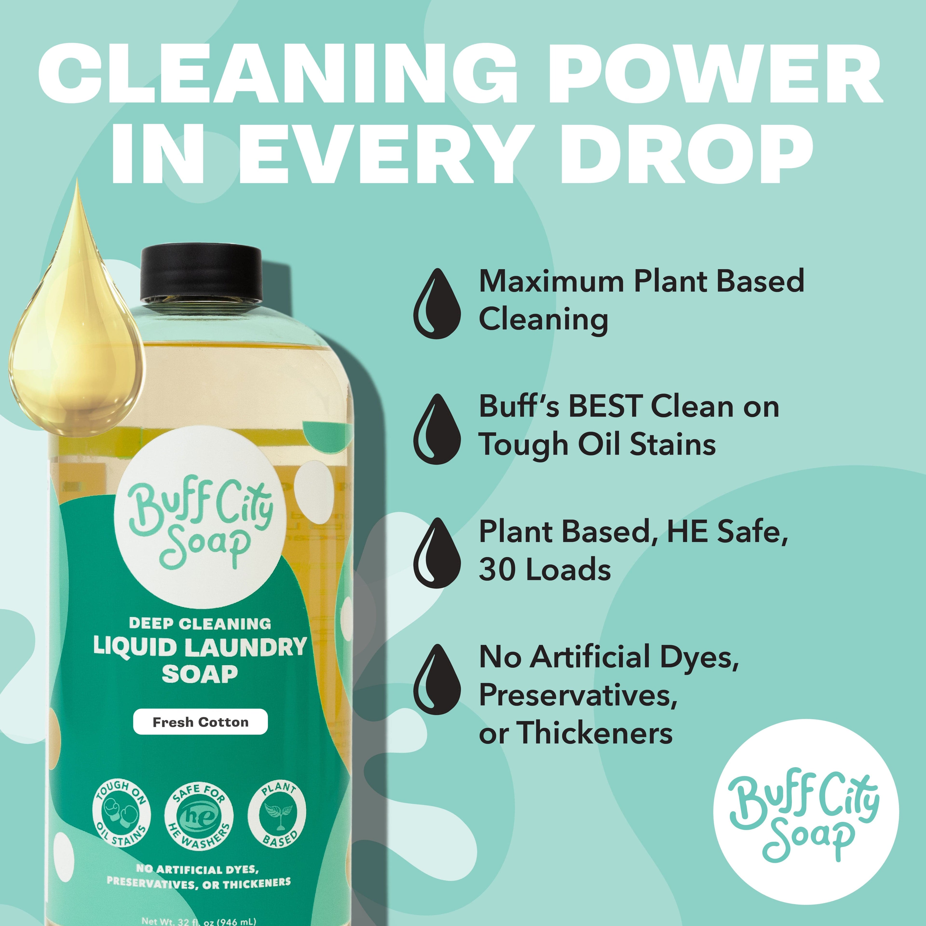 Aloe + Clover Liquid Laundry Soap