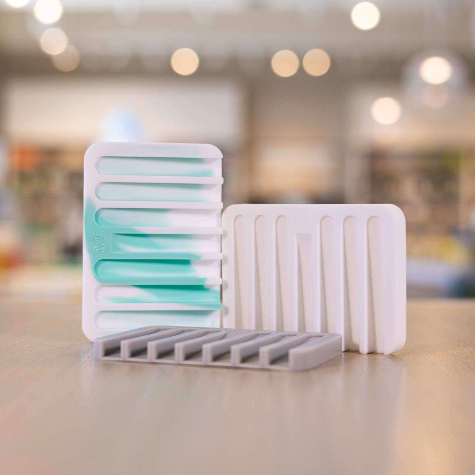 Grey Silicone Soap Dish